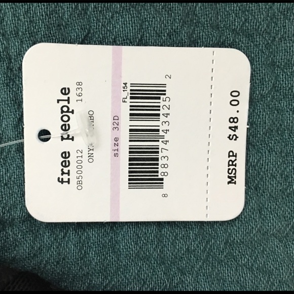 Free People NWT Daydreamer bra in onyx 32 D B 34 A - Picture 12 of 14